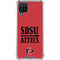 San Diego State University Aztecs Red Galaxy A12 Clear Case