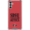 San Diego State University Aztecs Red Galaxy A13 5G Clear Case
