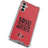San Diego State University Aztecs Red Galaxy A13 5G Clear Case