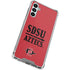 San Diego State University Aztecs Red Galaxy A14 5G Clear Case