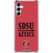 San Diego State University Aztecs Red Galaxy A15 5G Clear Case