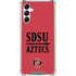 San Diego State University Aztecs Red Galaxy A15 5G Clear Case