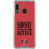 San Diego State University Aztecs Red Galaxy A30 Clear Case