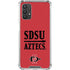 San Diego State University Aztecs Red Galaxy A32 5G Clear Case