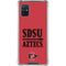 San Diego State University Aztecs Red Galaxy A51 5G Clear Case