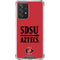 San Diego State University Aztecs Red Galaxy A52 5G Clear Case