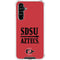 San Diego State University Aztecs Red Galaxy A54 5G Clear Case