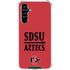 San Diego State University Aztecs Red Galaxy A54 5G Clear Case