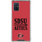 San Diego State University Aztecs Red Galaxy A71 5G Clear Case
