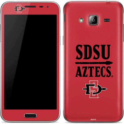 San Diego State University Aztecs Red Galaxy J3 Skin