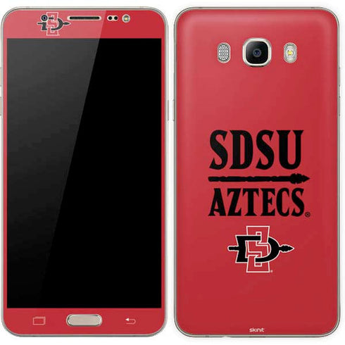San Diego State University Aztecs Red Galaxy J7 Skin