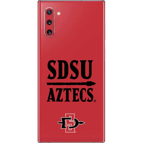 San Diego State University Aztecs Red Galaxy Note 10 Skin