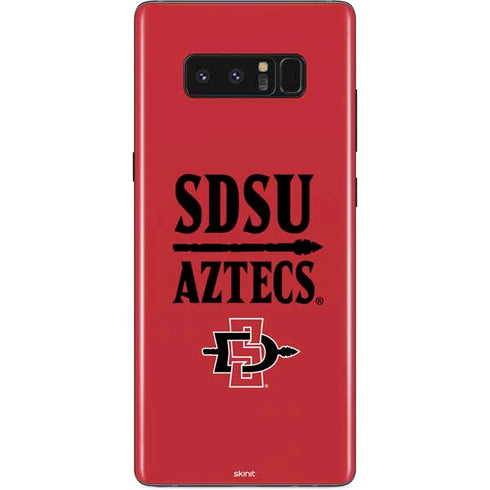 San Diego State University Aztecs Red Galaxy Note 8 Skin