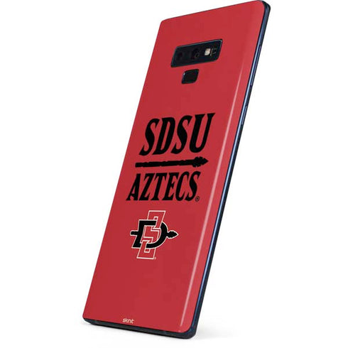 San Diego State University Aztecs Red Galaxy Note 9 Skin