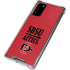 San Diego State University Aztecs Red Galaxy Note20 5G Clear Case