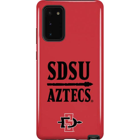San Diego State University Aztecs Red Galaxy Note20 5G Pro Case