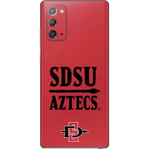 San Diego State University Aztecs Red Galaxy Note20 5G Skin