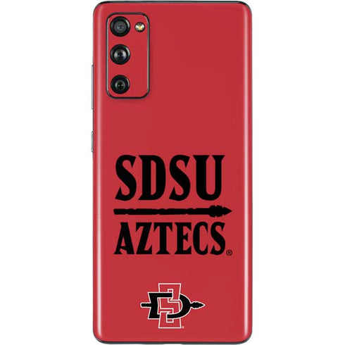 San Diego State University Aztecs Red Galaxy S20 Fan Edition Skin