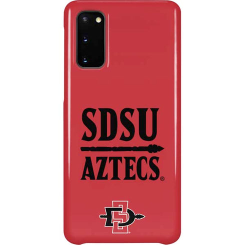 San Diego State University Aztecs Red Galaxy S20 Lite Case