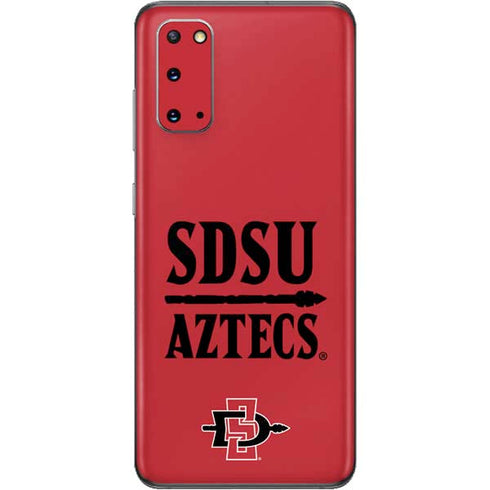 San Diego State University Aztecs Red Galaxy S20 Skin