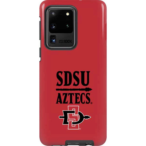 San Diego State University Aztecs Red Galaxy S20 Ultra 5G Pro Case