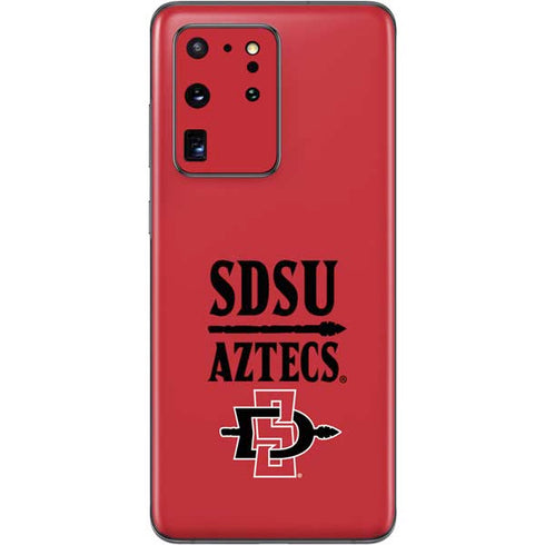 San Diego State University Aztecs Red Galaxy S20 Ultra 5G Skin