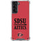 San Diego State University Aztecs Red Galaxy S21 5G Clear Case