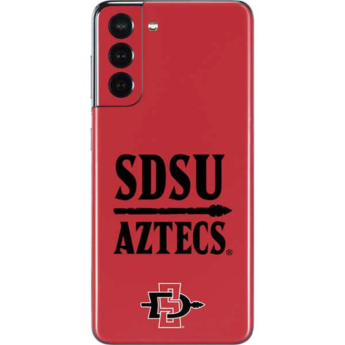 San Diego State University Aztecs Red Galaxy S21 5G Skin