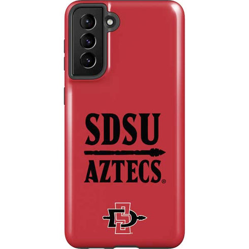 San Diego State University Aztecs Red Galaxy S21 Plus 5G Pro Case