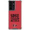 San Diego State University Aztecs Red Galaxy S21 Ultra 5G Clear Case