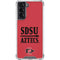 San Diego State University Aztecs Red Galaxy S22 Clear Case
