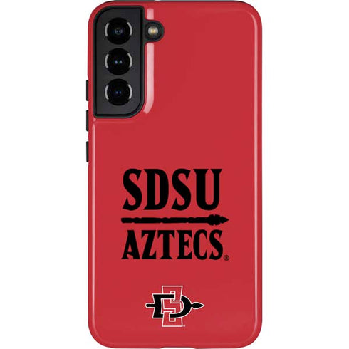 San Diego State University Aztecs Red Galaxy S22 Plus Pro Case