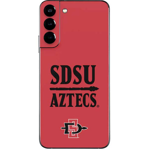 San Diego State University Aztecs Red Galaxy S22 Plus Skin