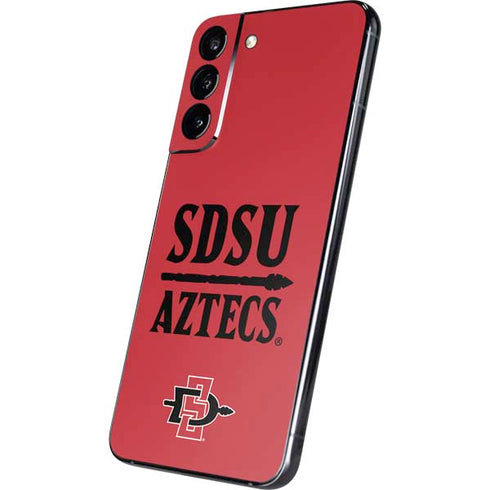 San Diego State University Aztecs Red Galaxy S22 Plus Skin