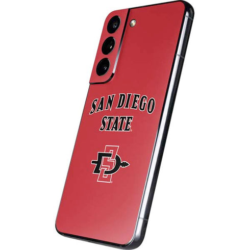 San Diego State University Aztecs Red Galaxy S22 Skin