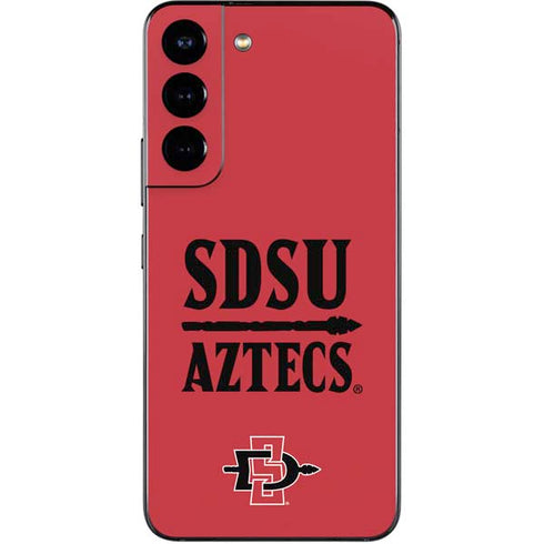 San Diego State University Aztecs Red Galaxy S22 Skin