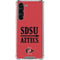 San Diego State University Aztecs Red Galaxy S23 Plus Clear Case