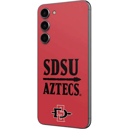 San Diego State University Aztecs Red Galaxy S23 Plus Skin