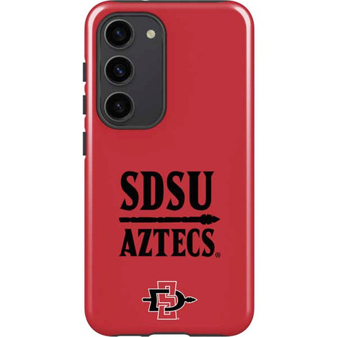 San Diego State University Aztecs Red Galaxy S23 Pro Case