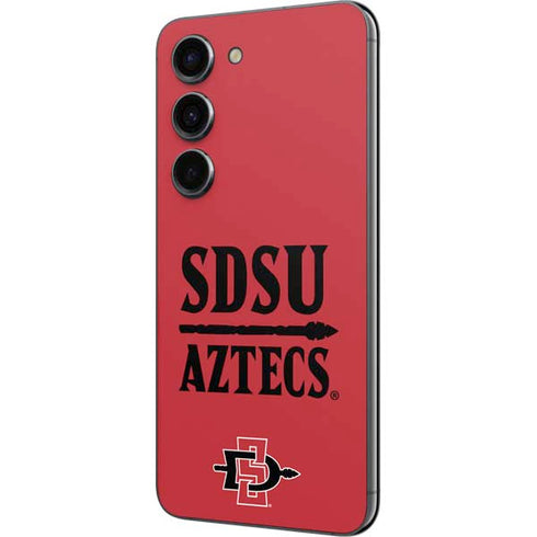 San Diego State University Aztecs Red Galaxy S23 Skin