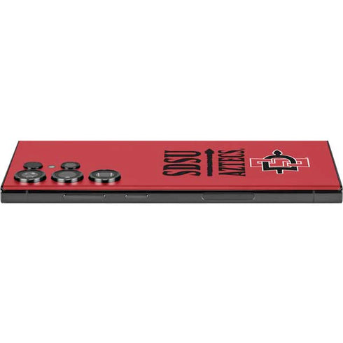 San Diego State University Aztecs Red Galaxy S23 Ultra Skin