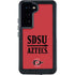San Diego State University Aztecs Red Galaxy S23 Waterproof Case