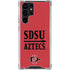 San Diego State University Aztecs Red Galaxy S24 Ultra Clear Case