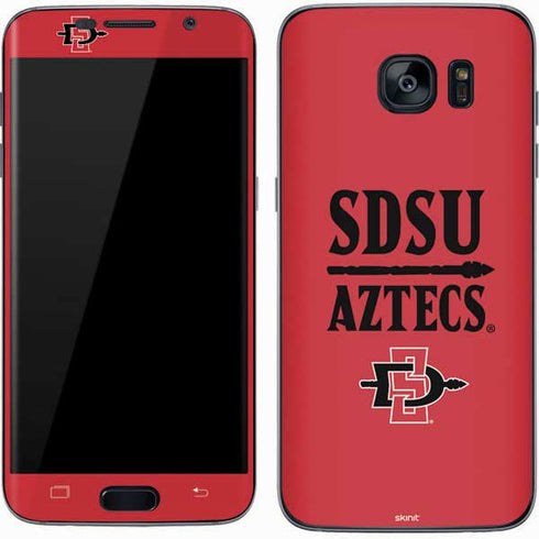 San Diego State University Aztecs Red Galaxy S7 Skin