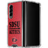 San Diego State University Aztecs Red Galaxy Z Fold4 5G Clear Case