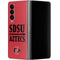 San Diego State University Aztecs Red Galaxy Z Fold4 5G Skin