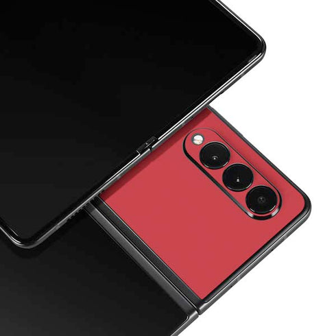 San Diego State University Aztecs Red Galaxy Z Fold4 5G Skin