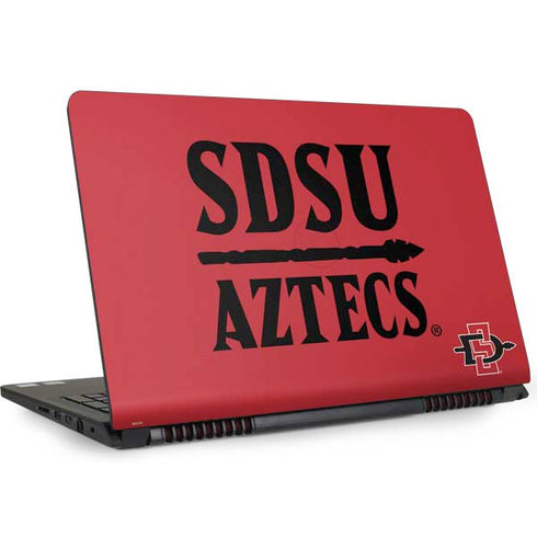 San Diego State University Aztecs Red Dell Inspiron Skin