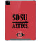 San Diego State University Aztecs Red iPad Pro 12.9in (2020) Clear Case