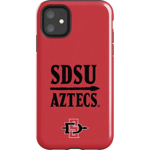 San Diego State University Aztecs Red iPhone 11 Impact Case